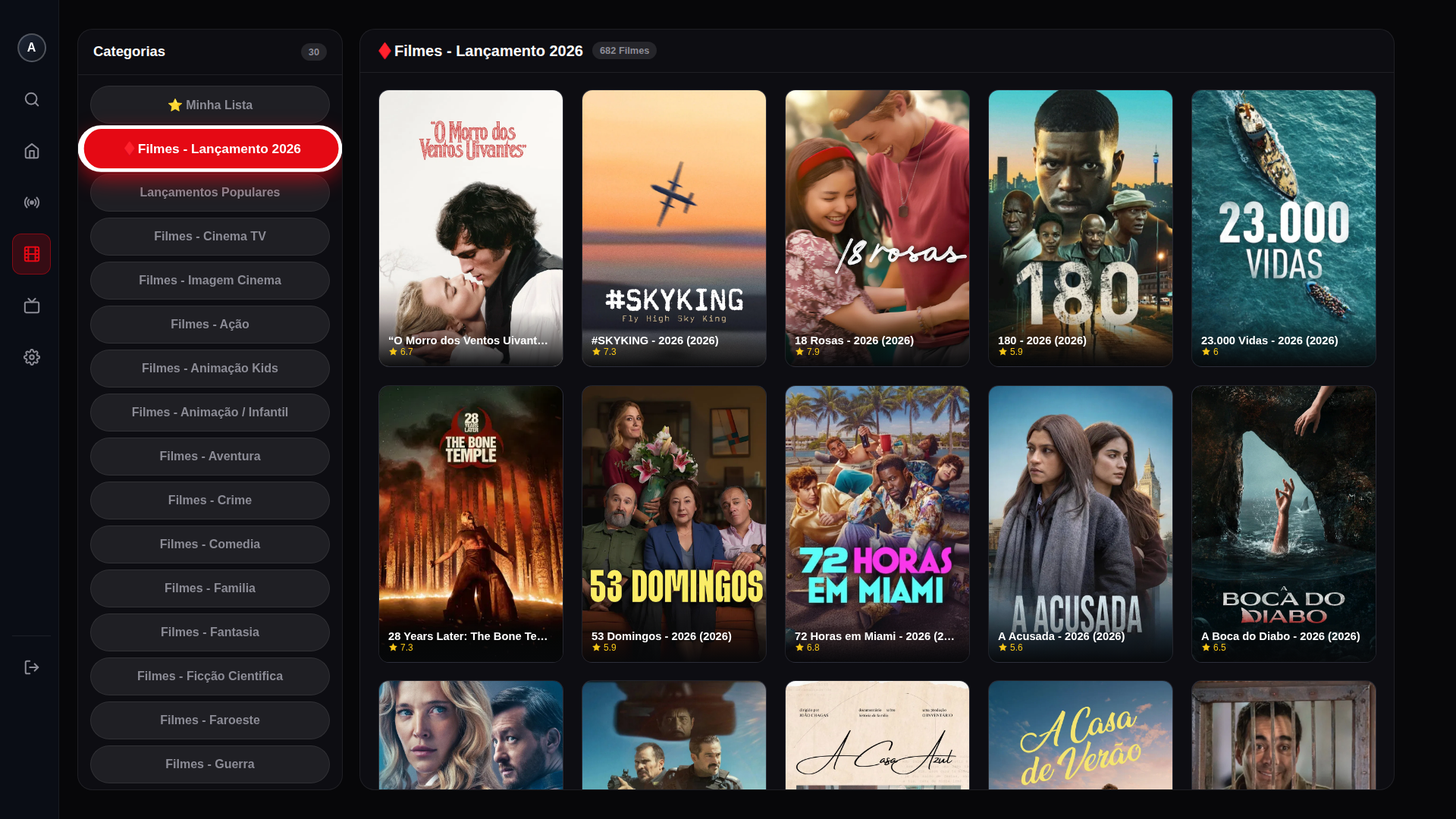Catálogo Filmes e Séries Mega TV